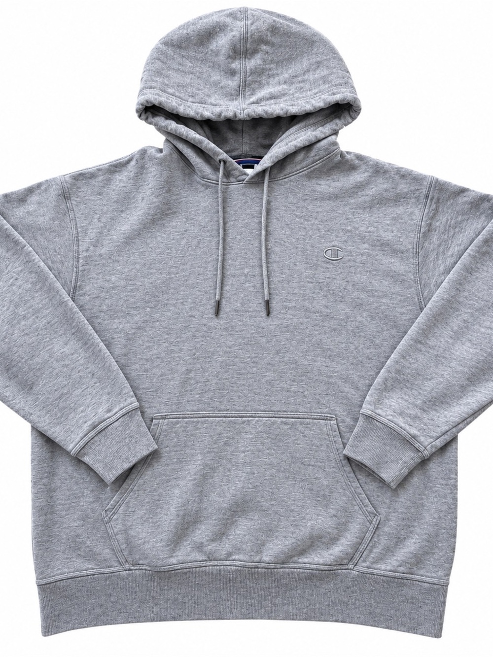 Champion Authentic Athleticwear Gray Pullover Hoodie Men’s XL Embroidered Logo